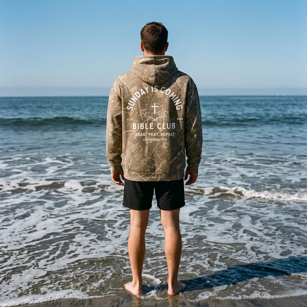 Bible Club Camo Hoodie