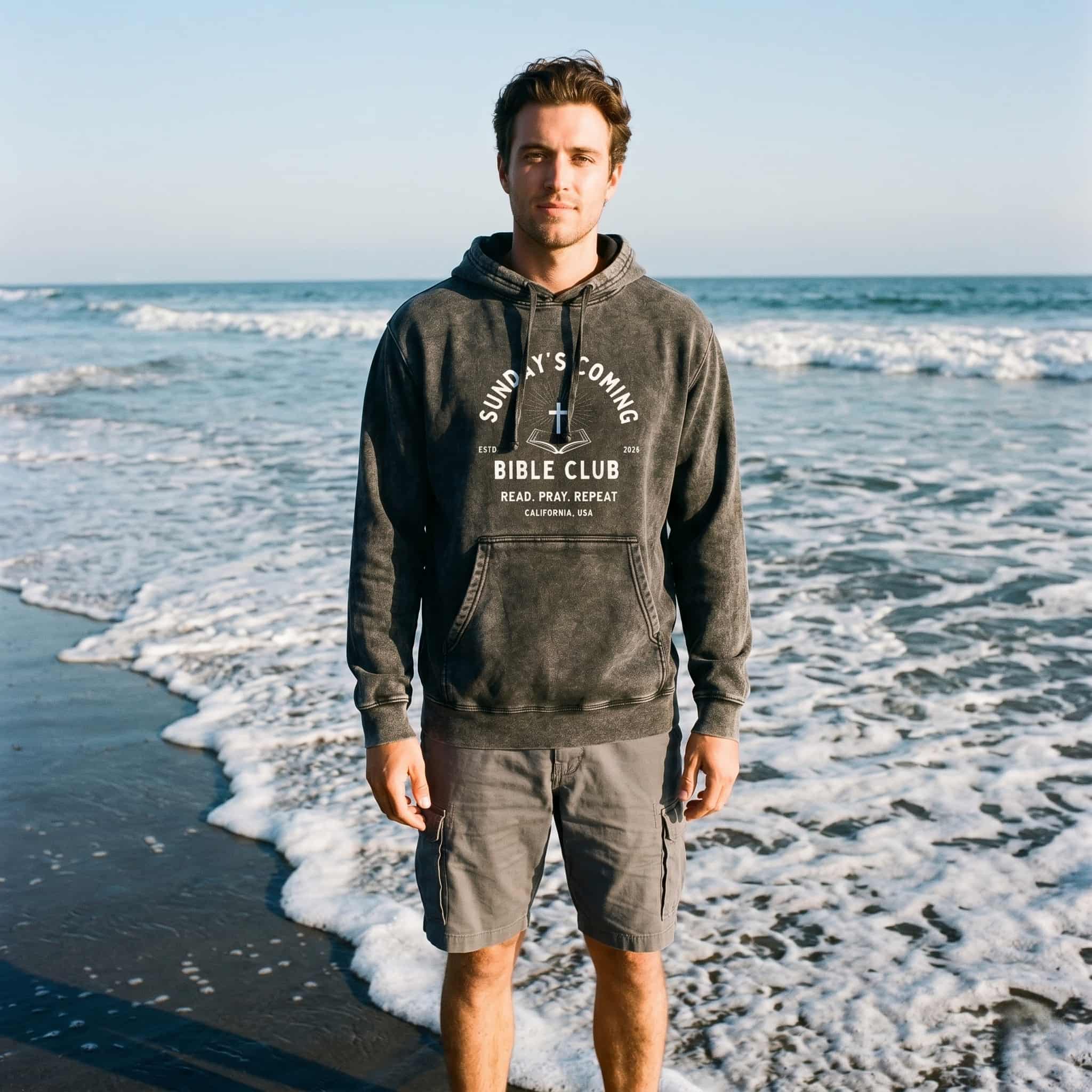 Bible Club Mineral Wash Hoodie
