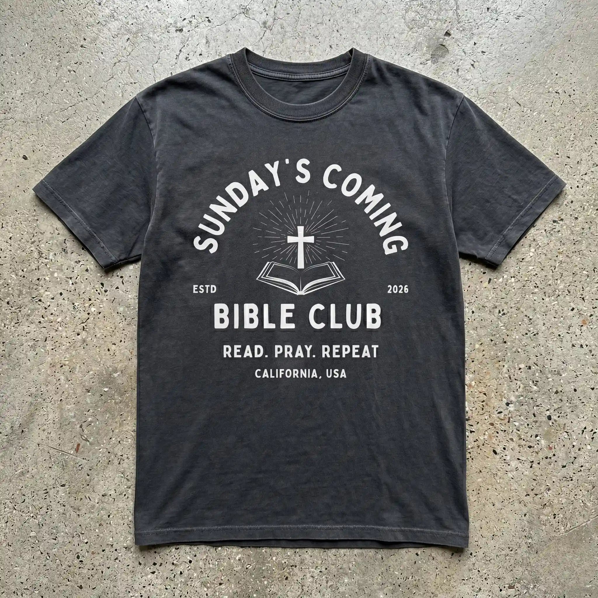 Bible Club Stone Wash T-Shirt