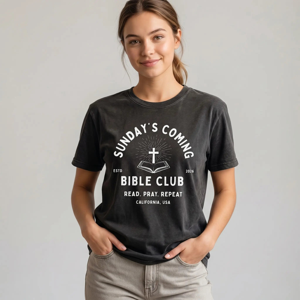 Bible Club Stone Wash T-Shirt