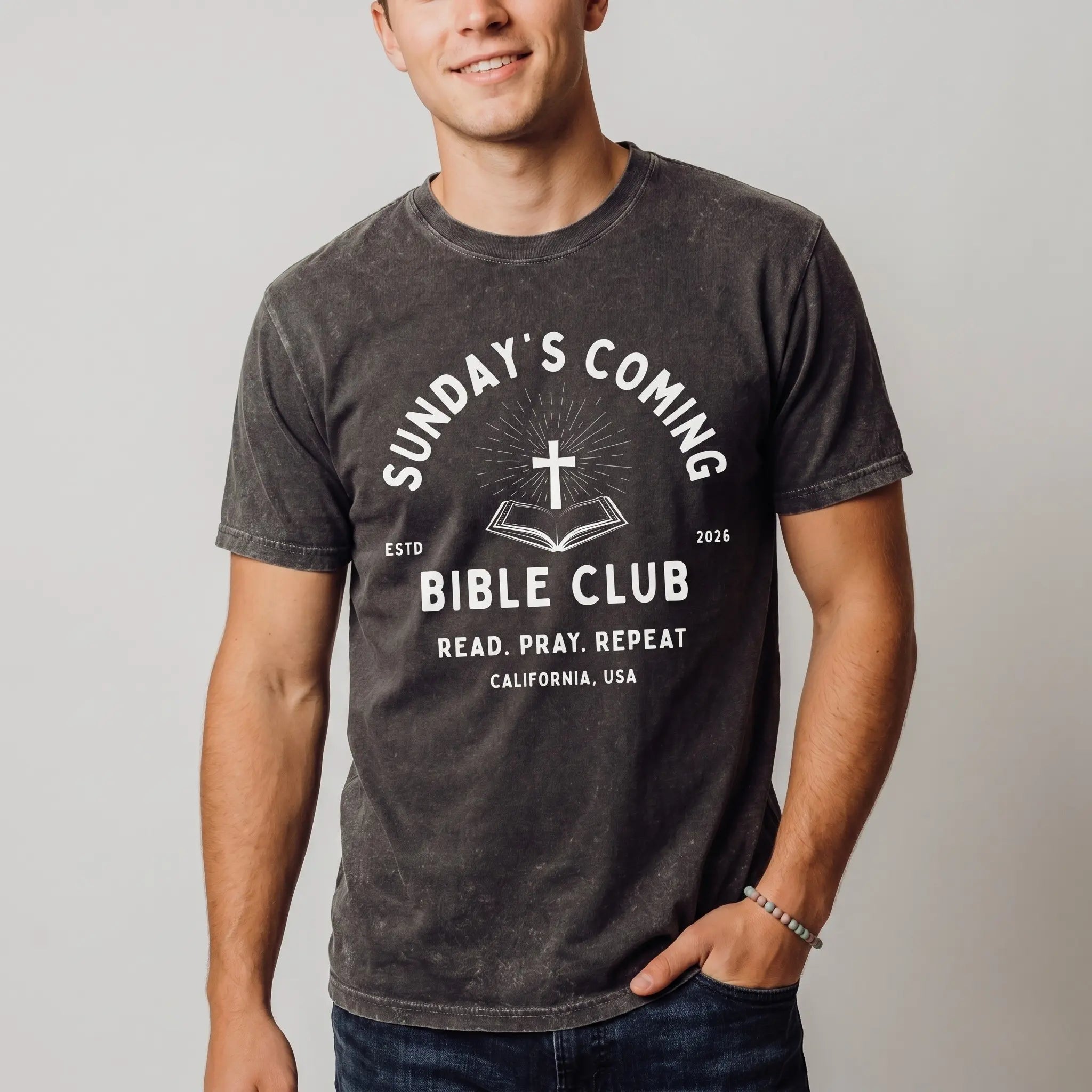 Bible Club Stone Wash T-Shirt