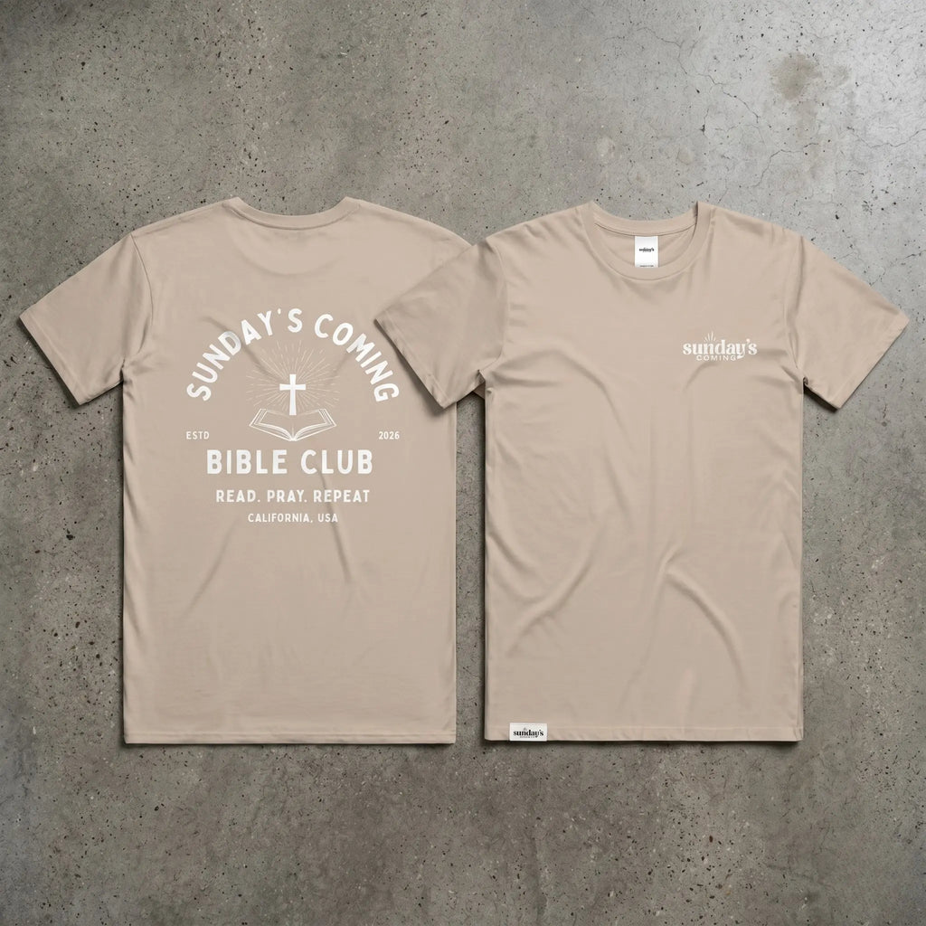 Bible Club T-Shirt (Tan)