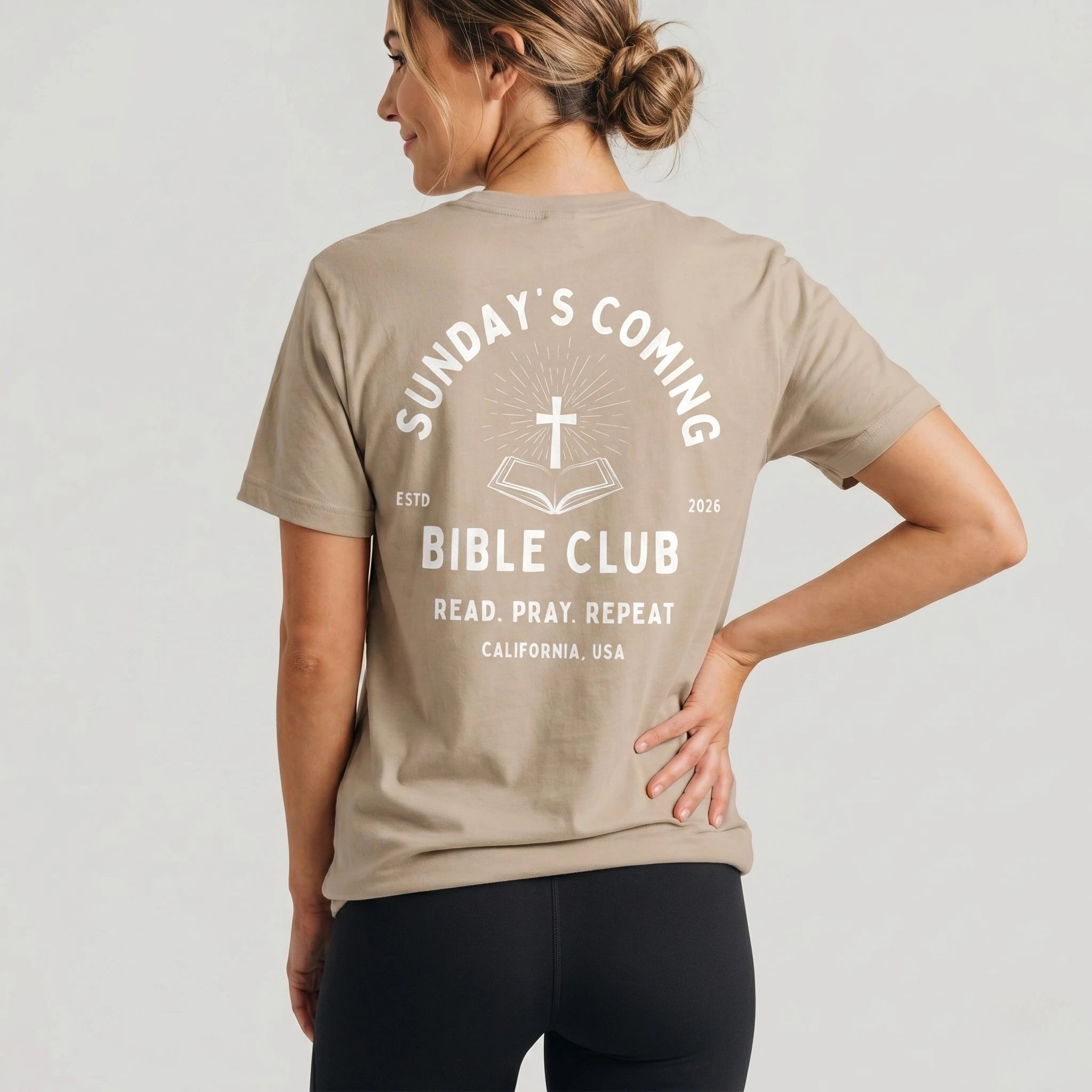 Bible Club T-Shirt (Tan)