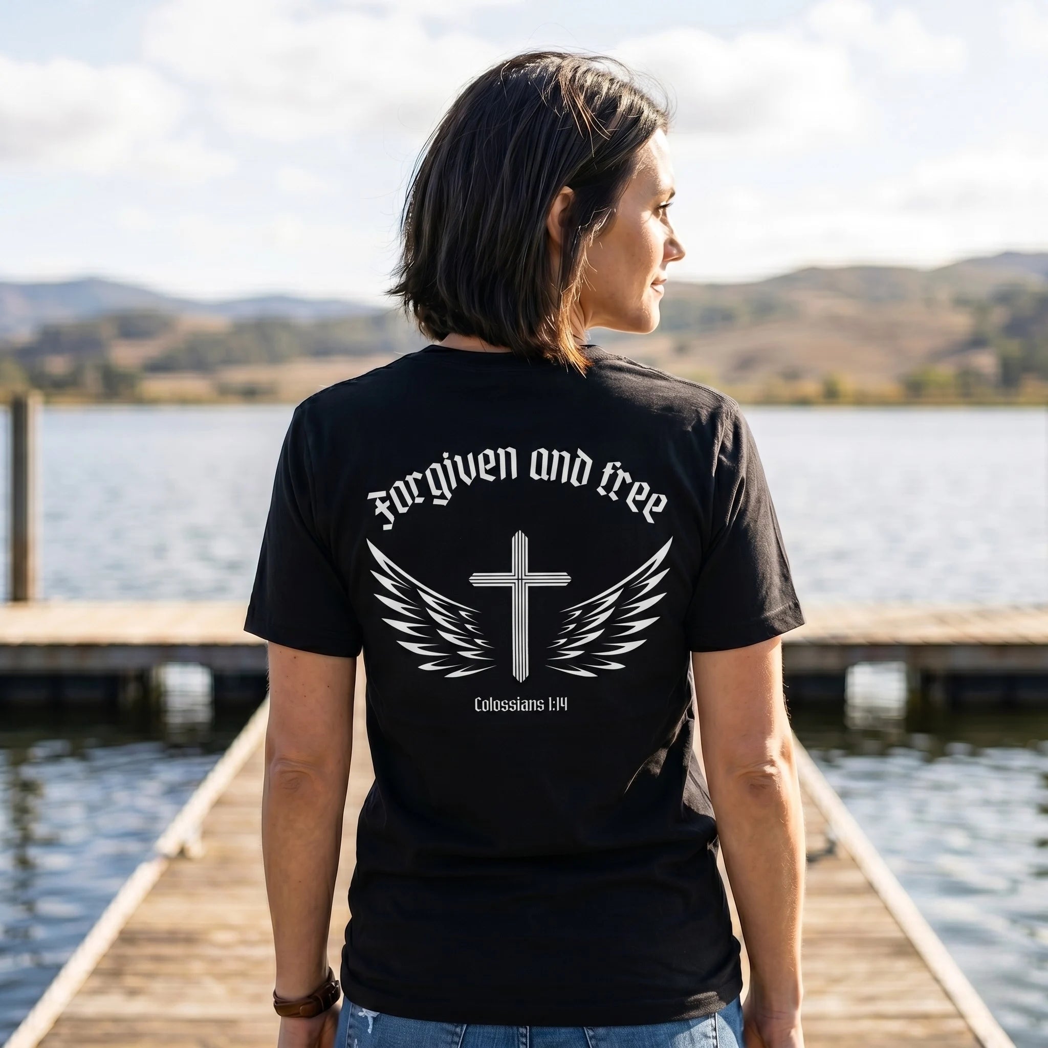 Colossians 1:14 T-Shirt (Black)