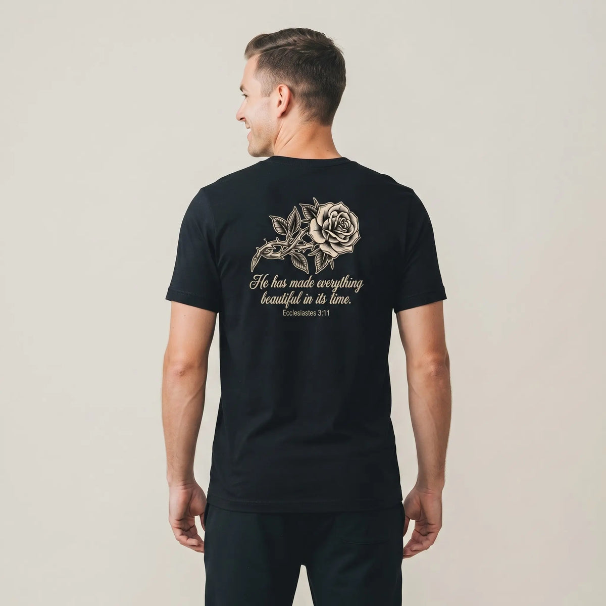 Ecclesiastes 3:11 T-Shirt (Black)