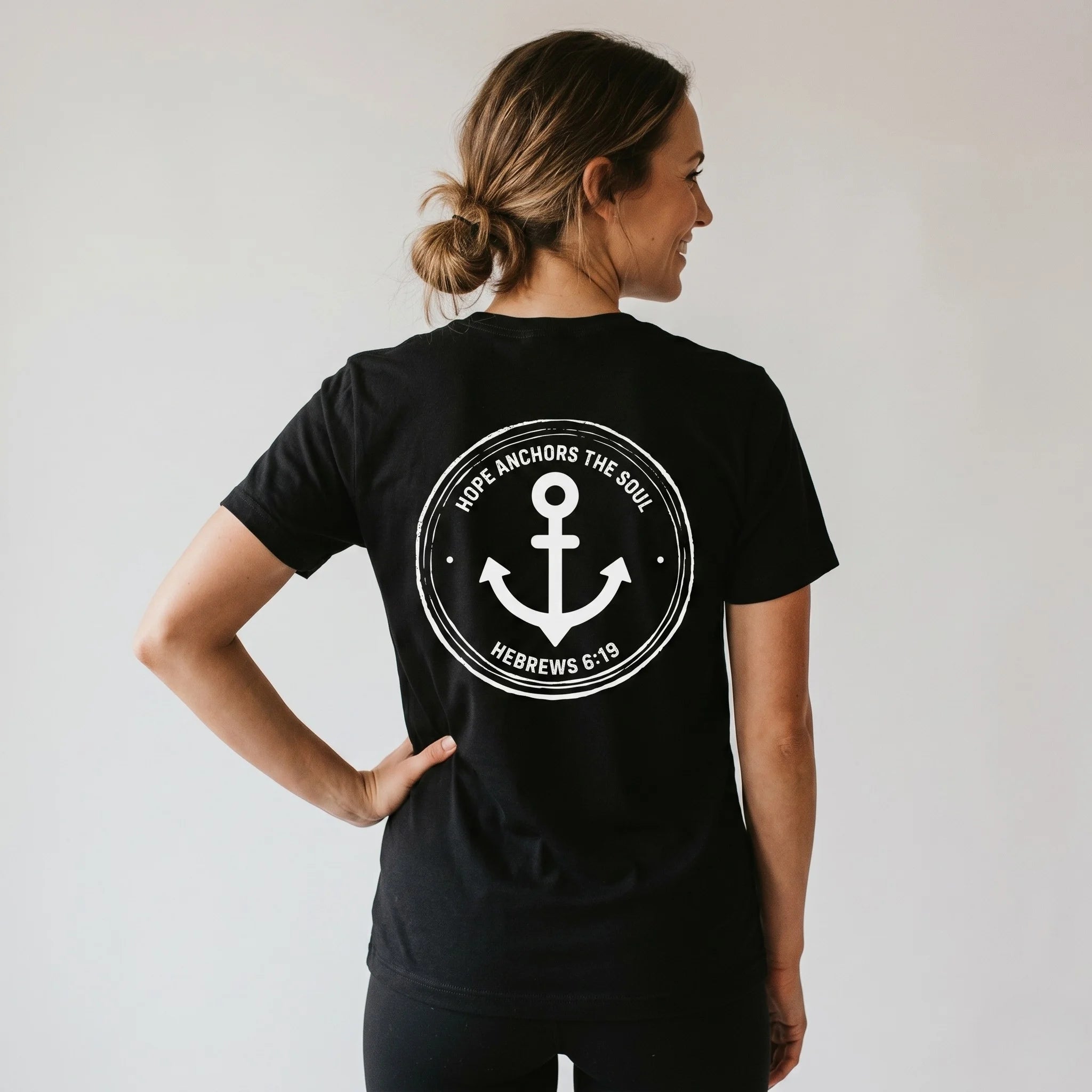 Hebrews 6:19 T-Shirt (Black)