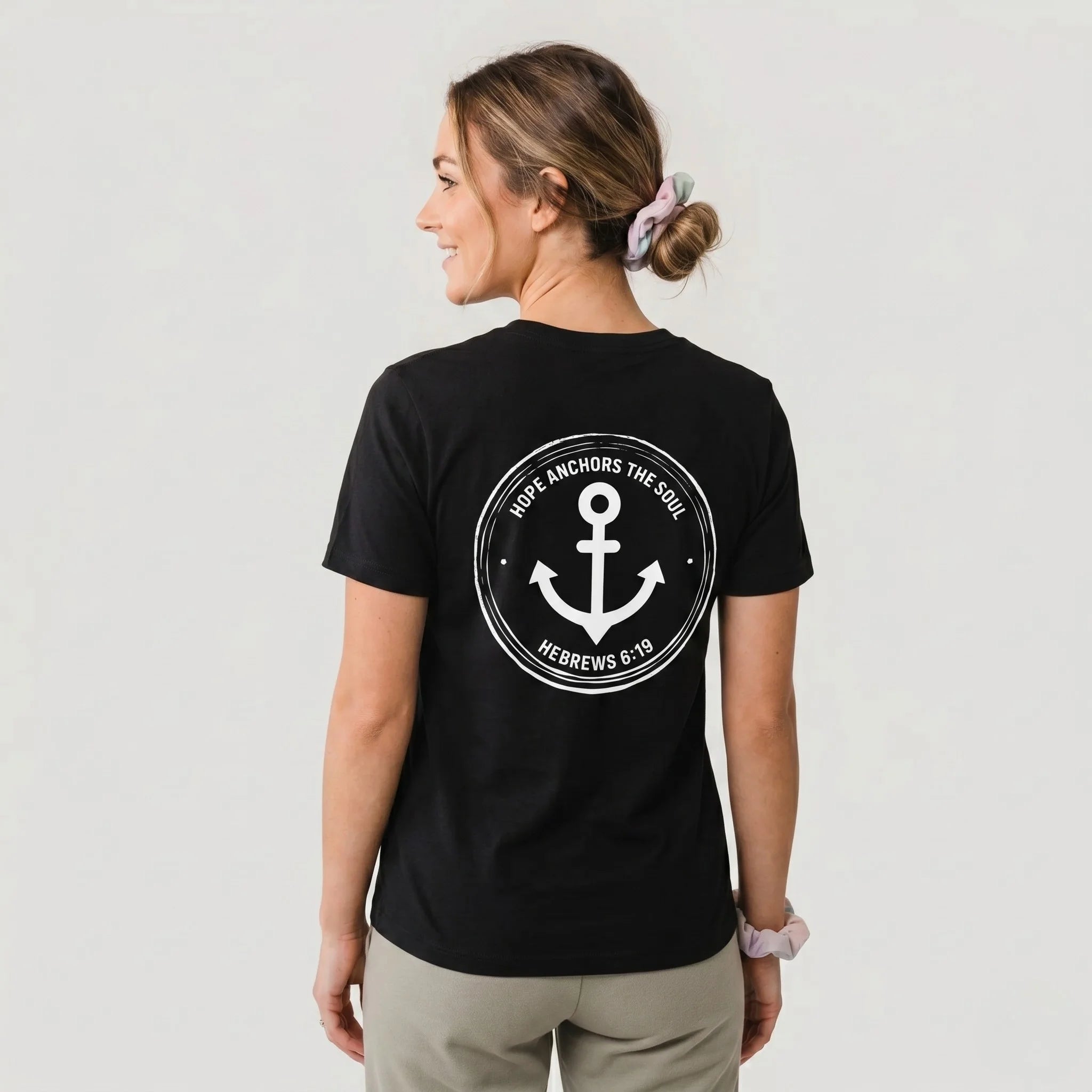 Hebrews 6:19 T-Shirt (Black)