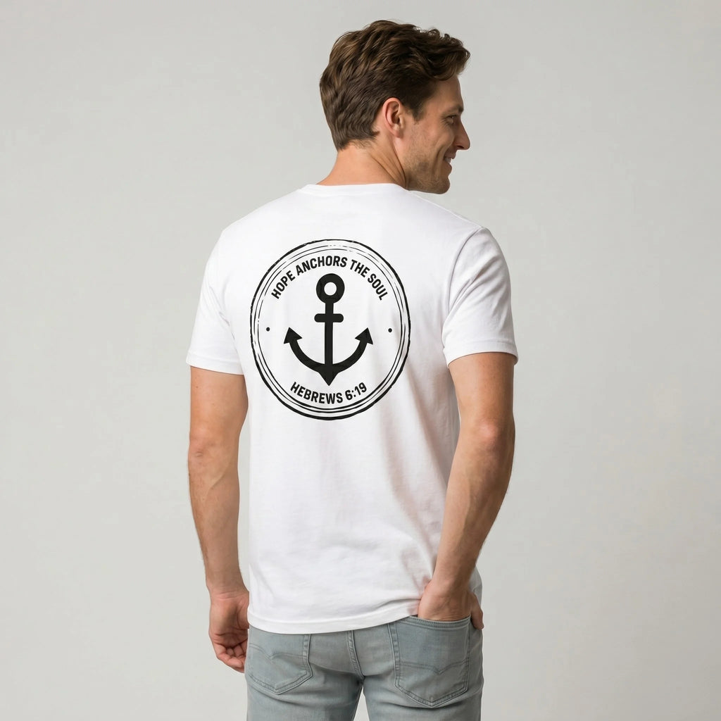 Hebrews 6:19 T-Shirt (White)