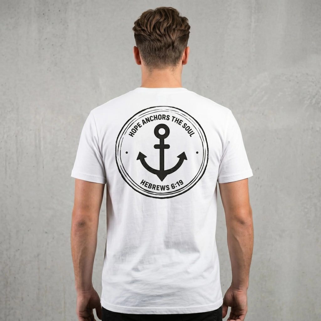 Hebrews 6:19 T-Shirt (White)