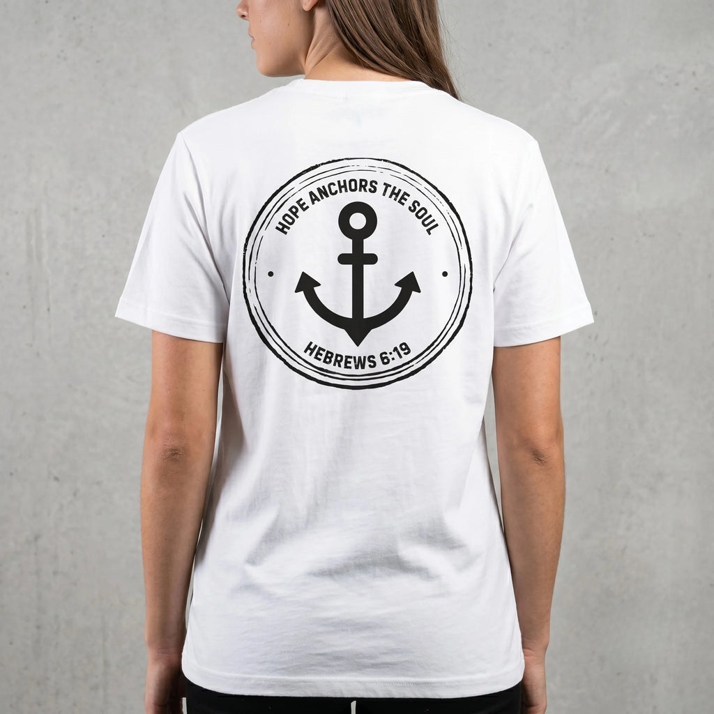 Hebrews 6:19 T-Shirt (White)
