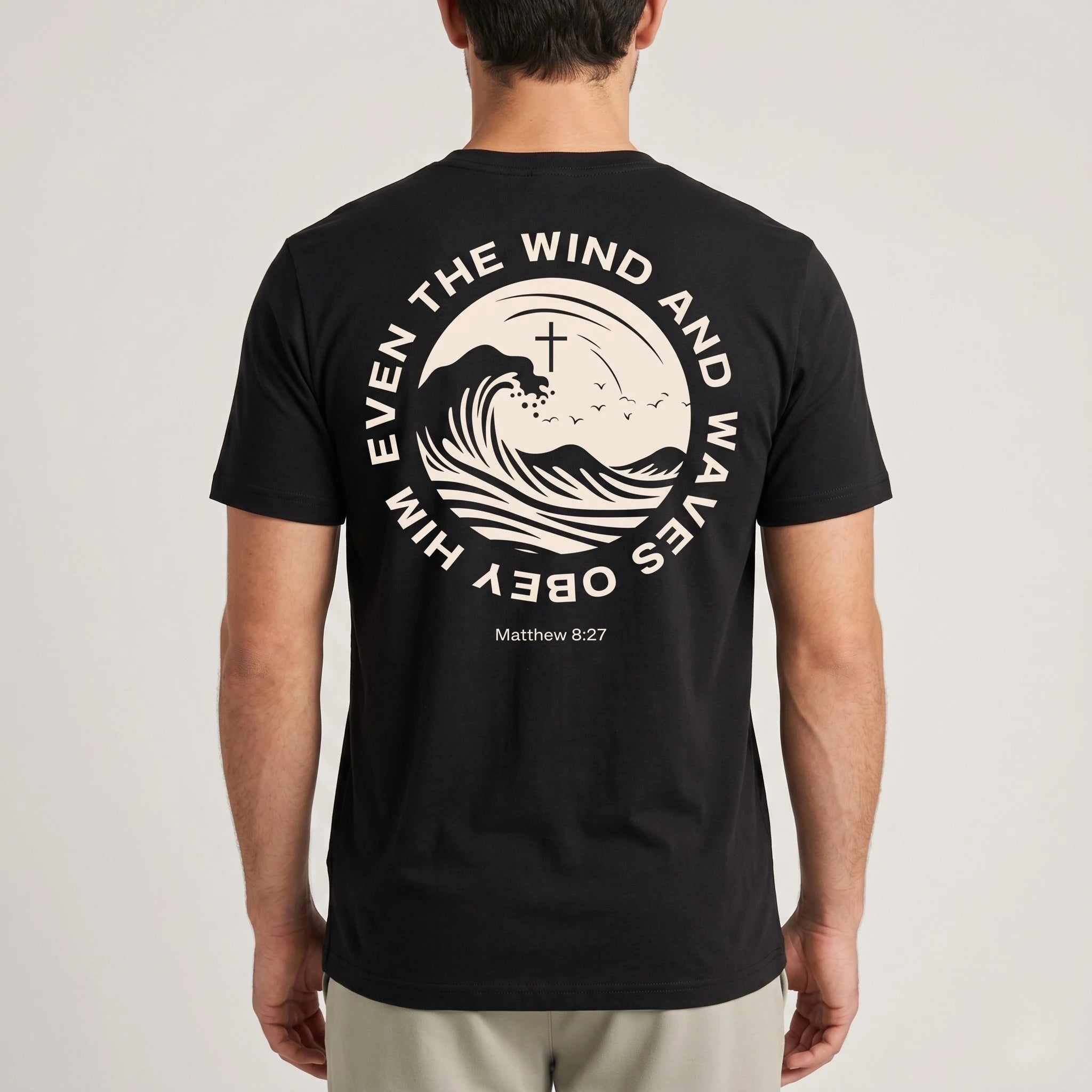 Matthew 8:27 T-Shirt (Black)