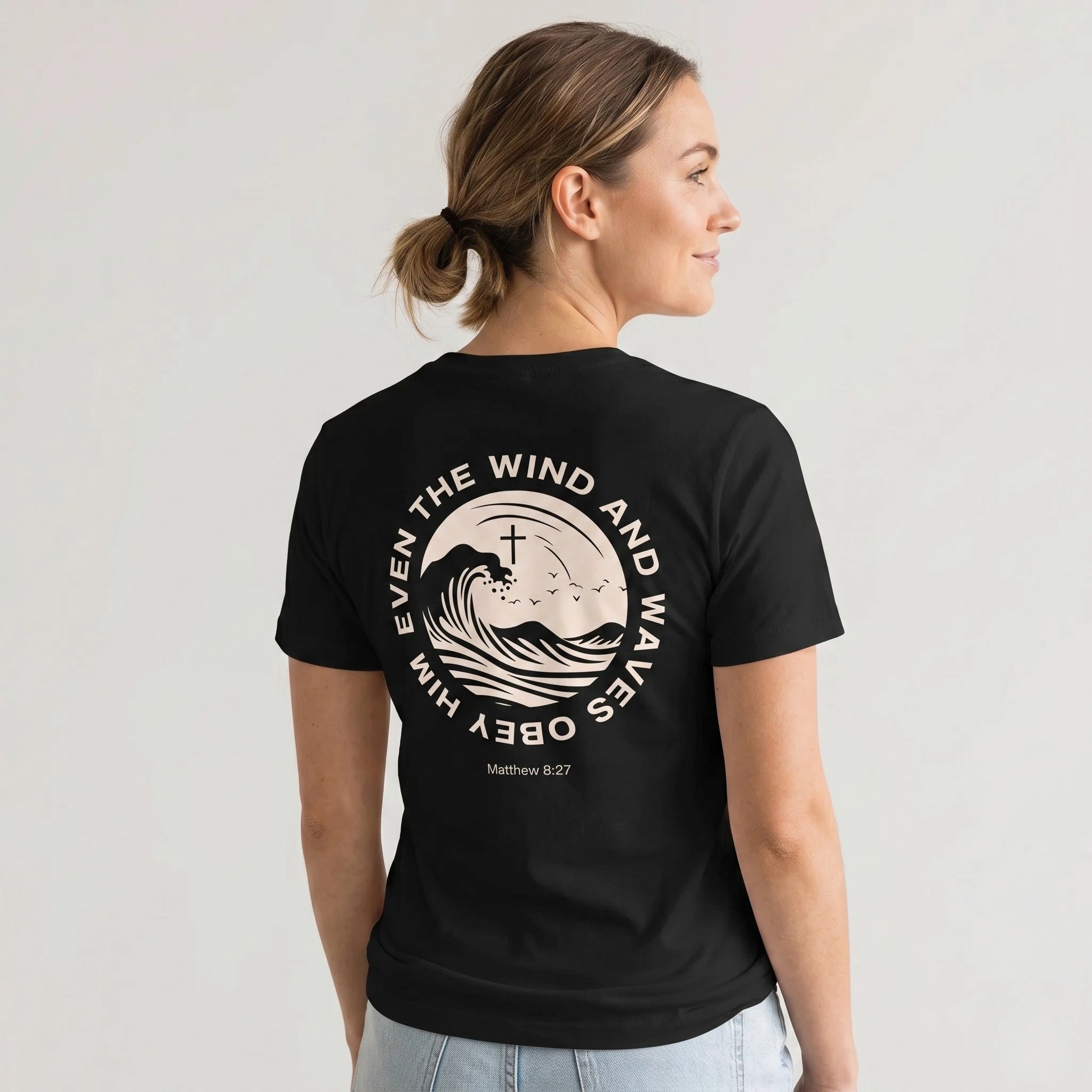 Matthew 8:27 T-Shirt (Black)
