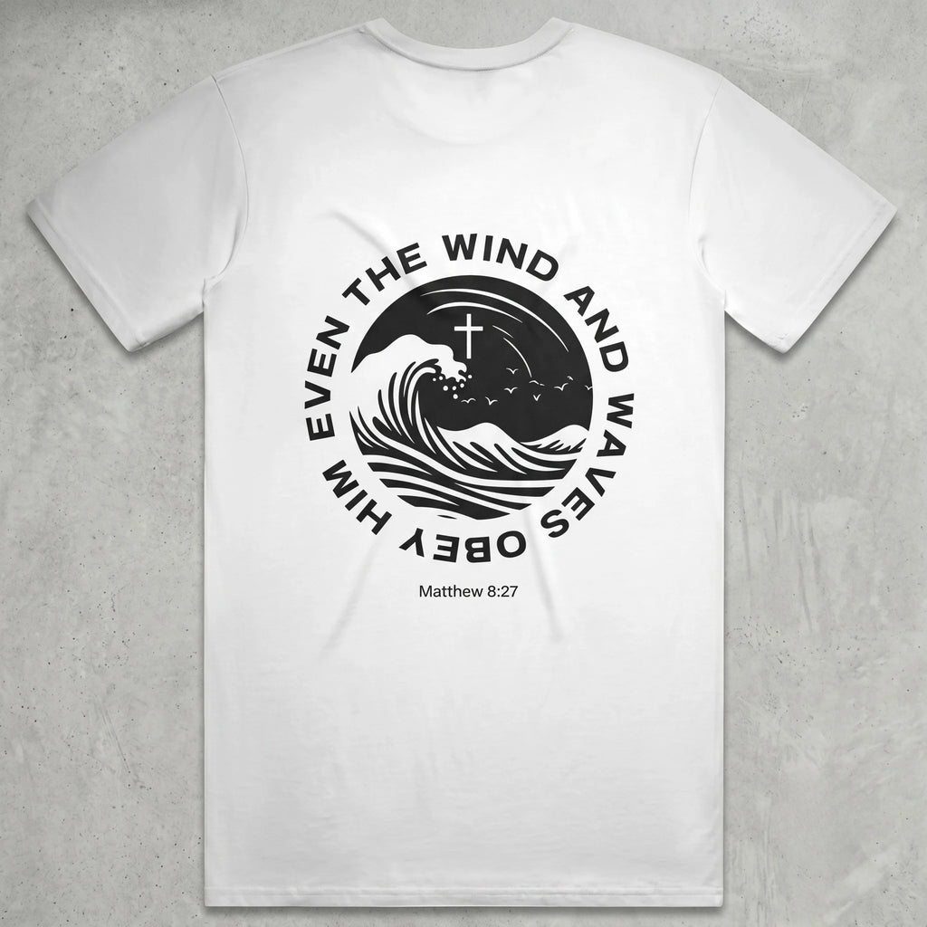 Matthew 8:27 T-Shirt (White)