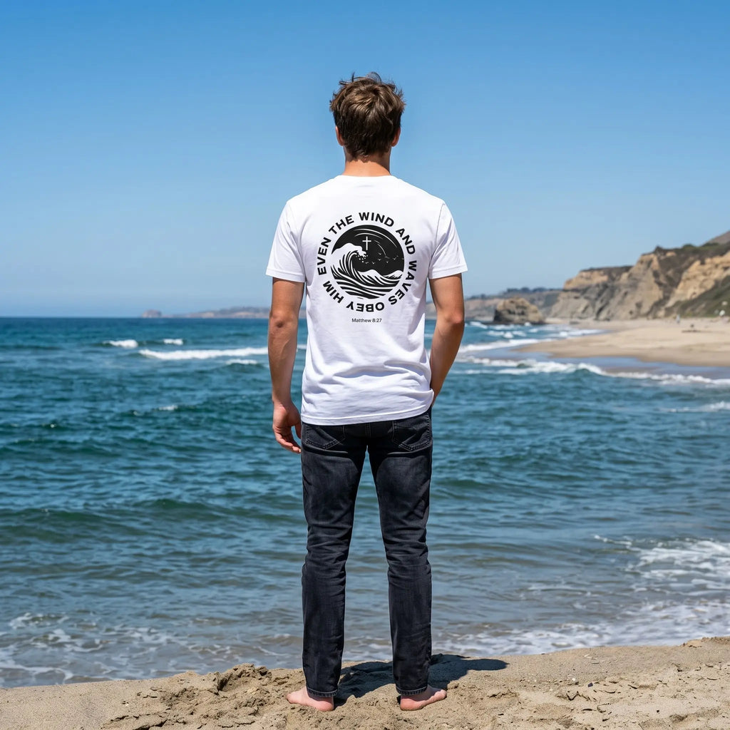Matthew 8:27 T-Shirt (White)