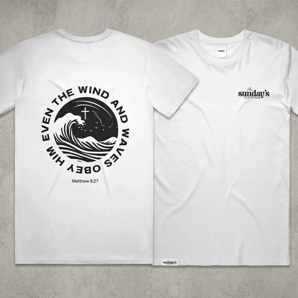 Matthew 8:27 T-Shirt (White)