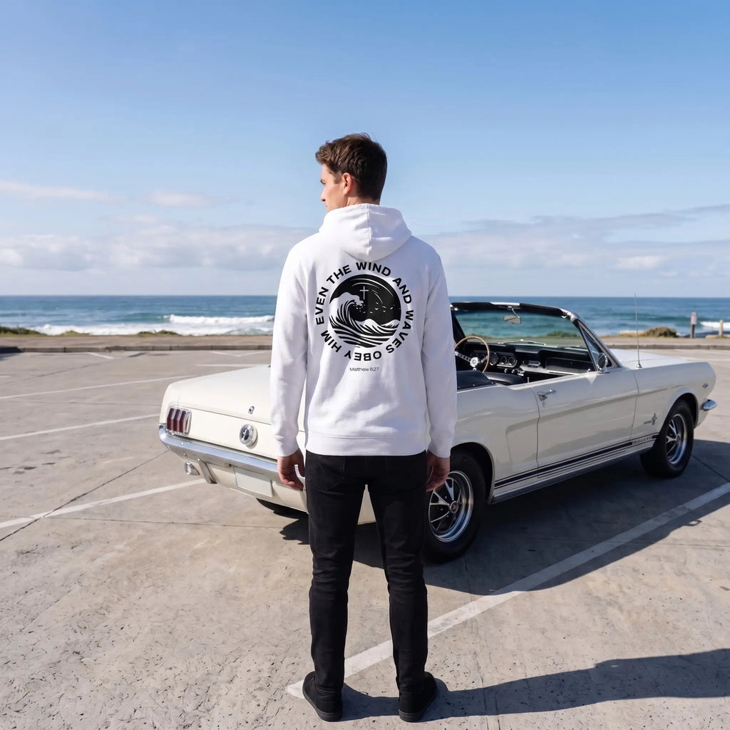 Matthew 8:27 Hoodie (White)