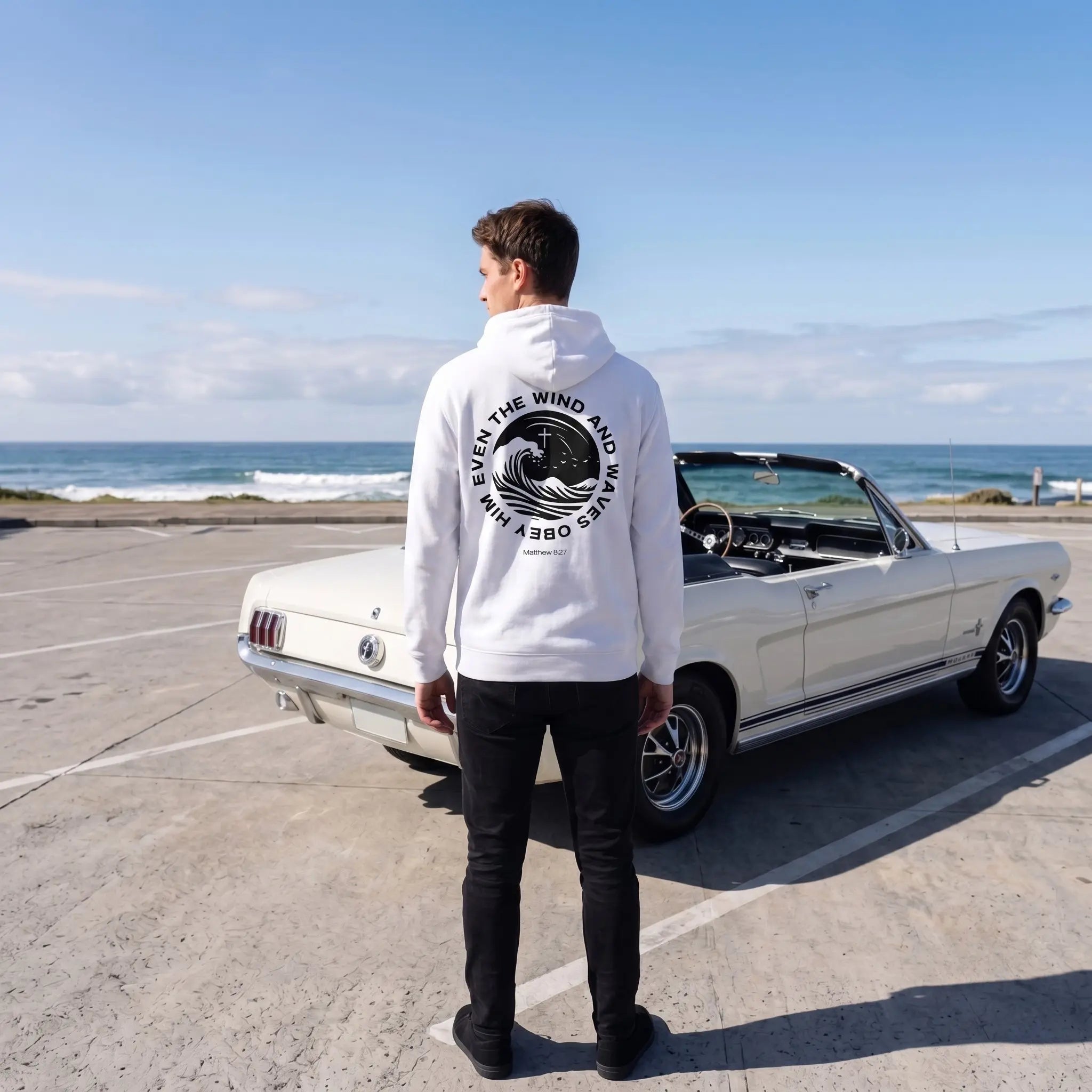 Matthew 8:27 Hoodie (White)