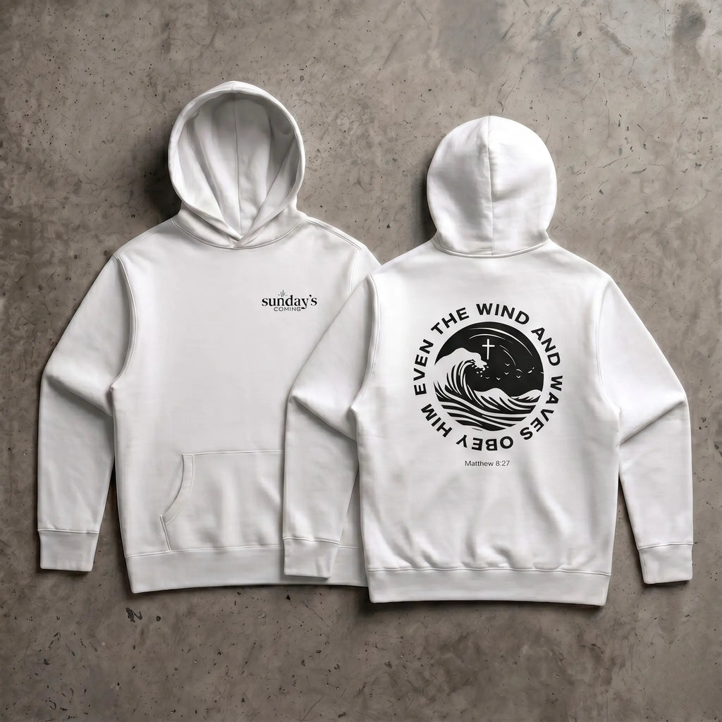 Matthew 8:27 Hoodie (White)