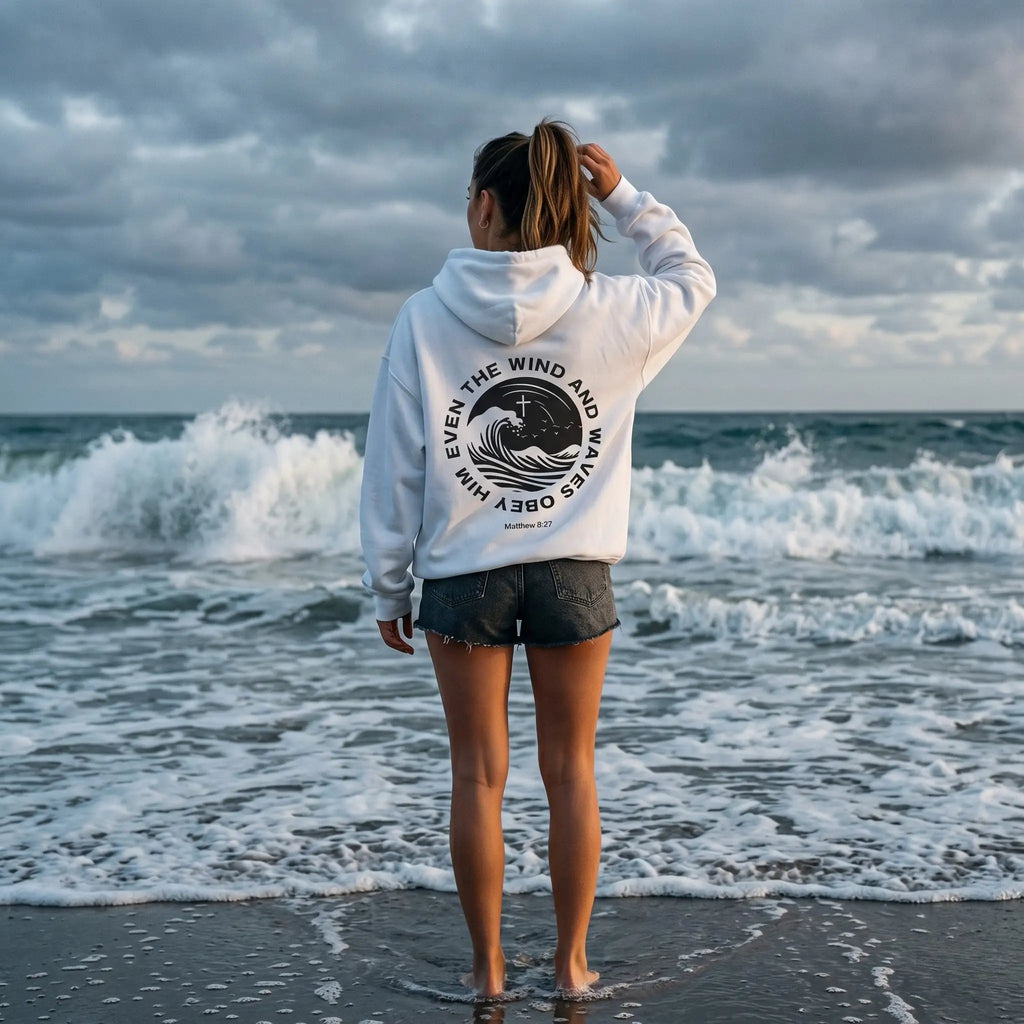 Matthew 8:27 Hoodie (White)