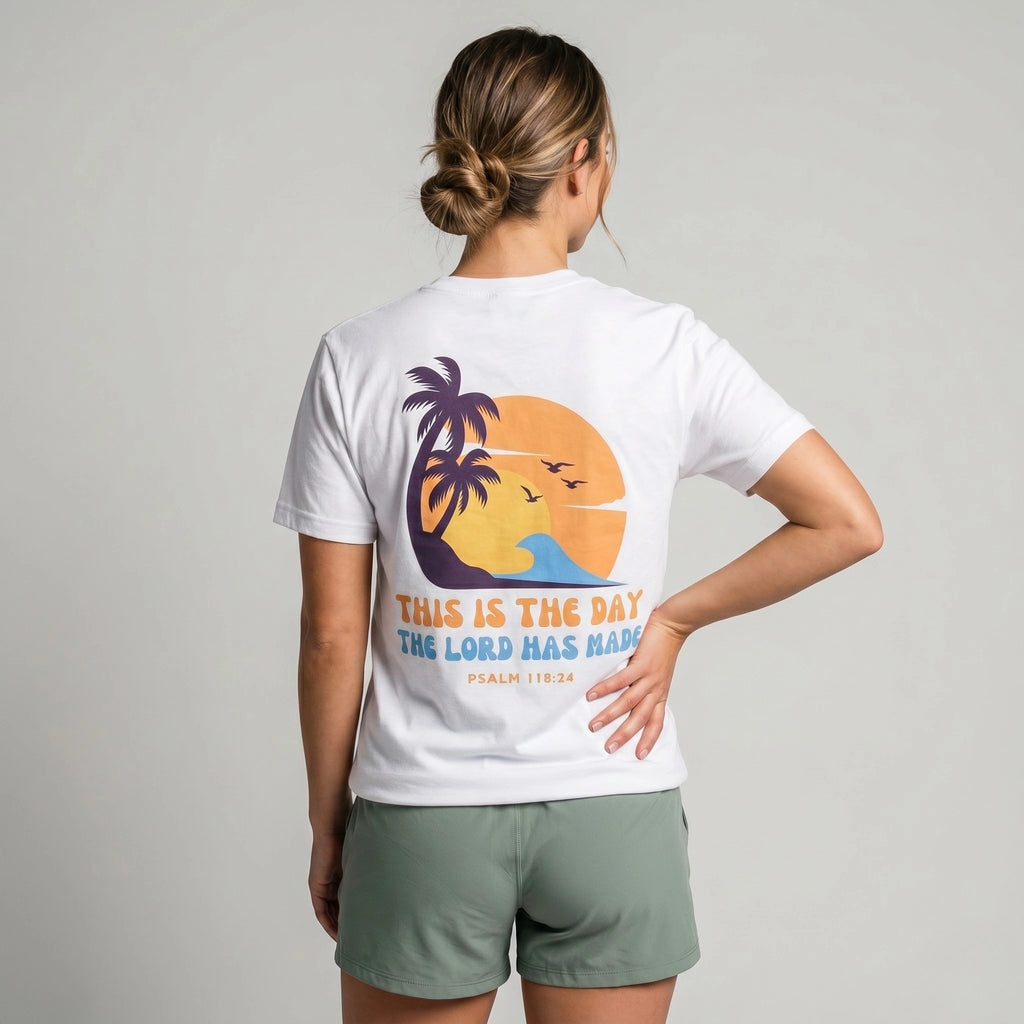 Psalm 118:24 T-Shirt (White)